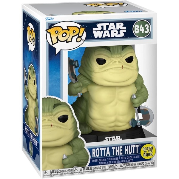 Фото - Коллекционная фигурка FUNKO POP! серии Мандалорец и Грогу - РОТТА ХАТТ (GW) (90823)